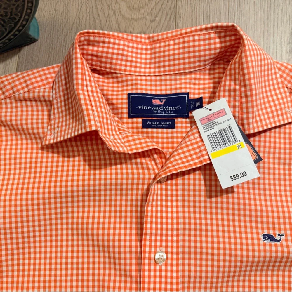 Vineyard Vines shirt 100% Cotton Size M NWT - Picture 6 of 7